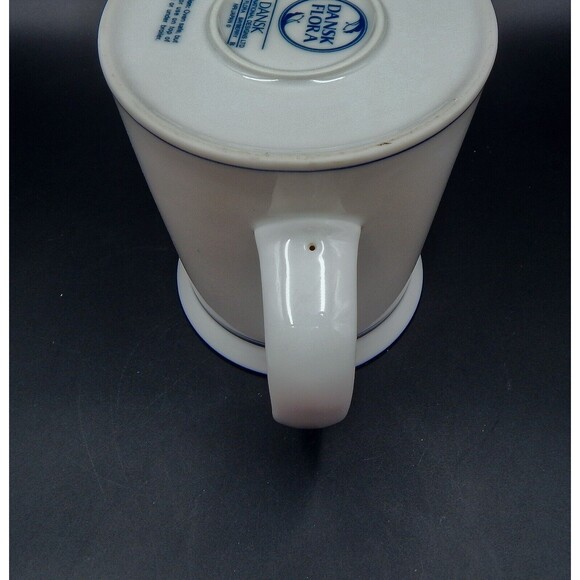 Dansk Flora Coffee Tea Pot Bayberry Blue White NR/Japan Porcelain - Picture 9 of 9